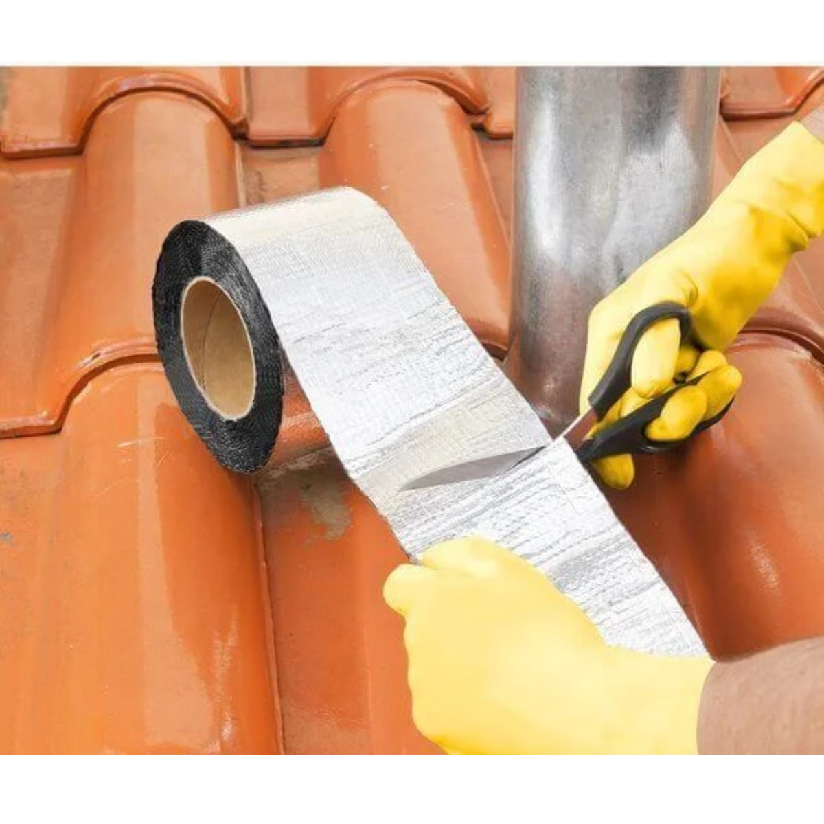 Fita Aluminio Multiuso Sikaseal 30 Cm X 10 M Sika - Imagem 4