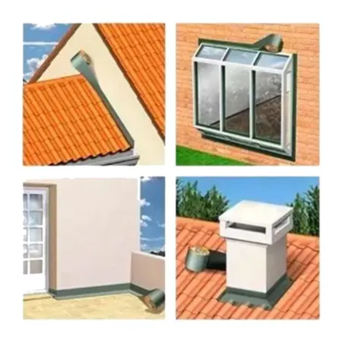 Fita Aluminio Multiuso Sikaseal 30 Cm X 10 M Sika - Imagem 6