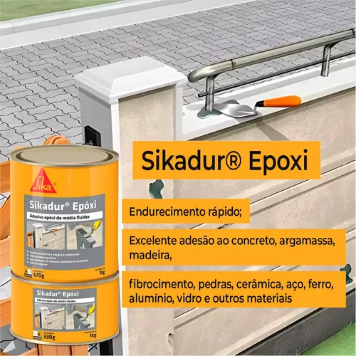 Sikadur Epóxi (AB) BR / 6x1KG - Imagem 5